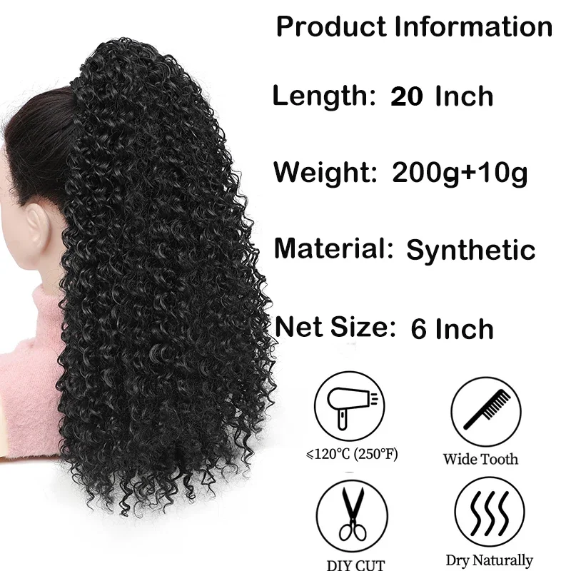 Afro Puff Lockiger Pferdeschwa – Drawstring Afro Curly Puff Ponytail Bewertung und Preis