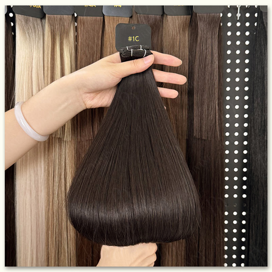 Sofort lieferbare Genius Weft  – Invisible Tape In Extensions Real Hair Bewertung und Preis