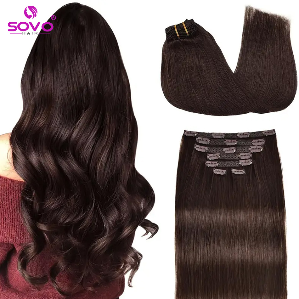Clip-In-Haarverlängerungen, 10 – Seamless Clip In Hair Extensions Human Hair Bewertung und Preis