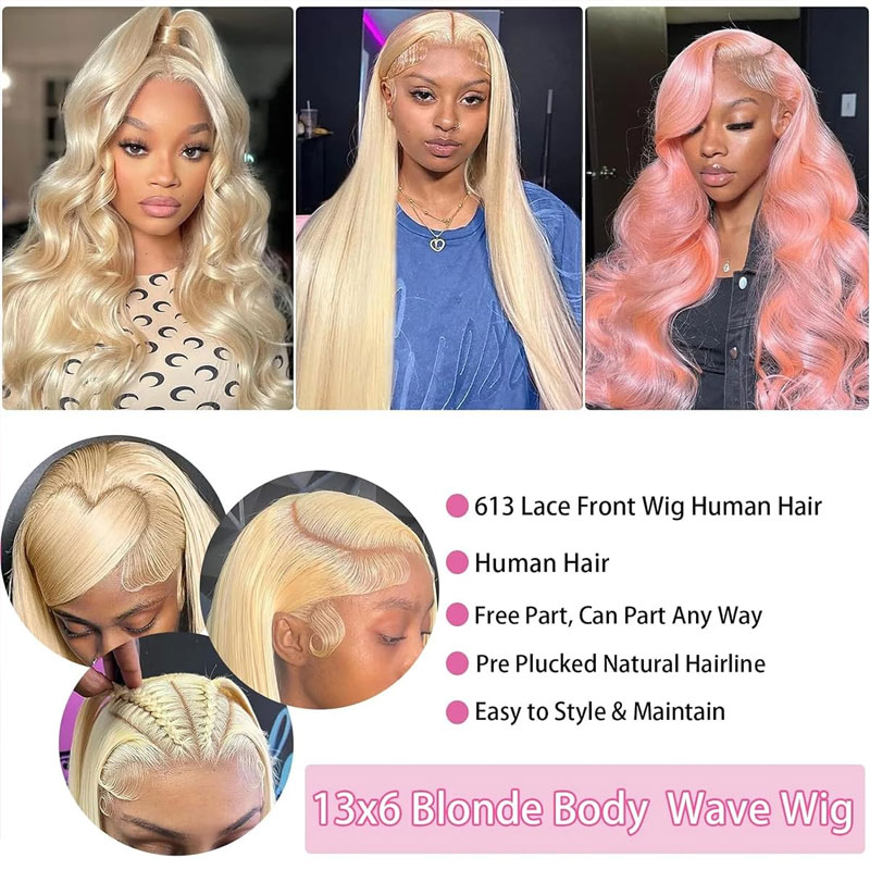 613 HD Lace Frontal Perücke 13 – 613 Blonde Body Wave Lace Front Wig Bewertung und Preis
